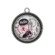 Pendentif Cabochon Argent - hello Londres