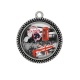 Pendentif Cabochon Argent - I love London