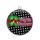 Pendentif Cabochon Argent - porte bonheur