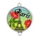 Connecteur Cabochon Argent - paris
