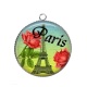 Pendentif Cabochon Argent - paris