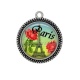 Pendentif Cabochon Argent - paris