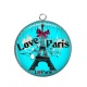 Pendentif Cabochon Argent - paris