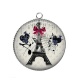 Pendentif Cabochon Argent - paris
