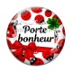 Cabochon Verre - porte bonheur