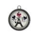 Pendentif Cabochon Argent - paris