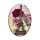 Cabochon Verre Ovale - paris