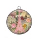 Pendentif Cabochon Argent - paris