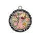 Pendentif Cabochon Argent - paris