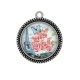 Pendentif Cabochon Argent - paris