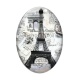 Cabochon Verre Ovale - paris