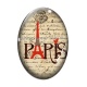 Cabochon Verre Ovale - paris