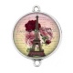 Connecteur Cabochon Argent - paris