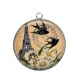 Pendentif Cabochon Argent - paris