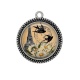 Pendentif Cabochon Argent - paris