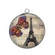 Pendentif Cabochon Argent - paris