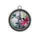 Pendentif Cabochon Argent - paris