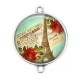 Connecteur Cabochon Argent - paris
