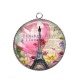Pendentif Cabochon Argent - paris