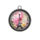Pendentif Cabochon Argent - paris