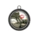 Pendentif Cabochon Argent - paris