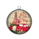 Pendentif Cabochon Argent - paris