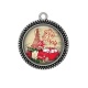 Pendentif Cabochon Argent - paris