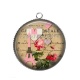 Pendentif Cabochon Argent - paris