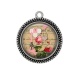 Pendentif Cabochon Argent - paris