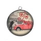 Pendentif Cabochon Argent - paris
