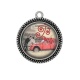 Pendentif Cabochon Argent - paris
