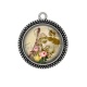 Pendentif Cabochon Argent - paris