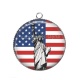 Pendentif Cabochon Argent - USA