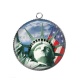 Pendentif Cabochon Argent - USA