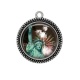 Pendentif Cabochon Argent - USA