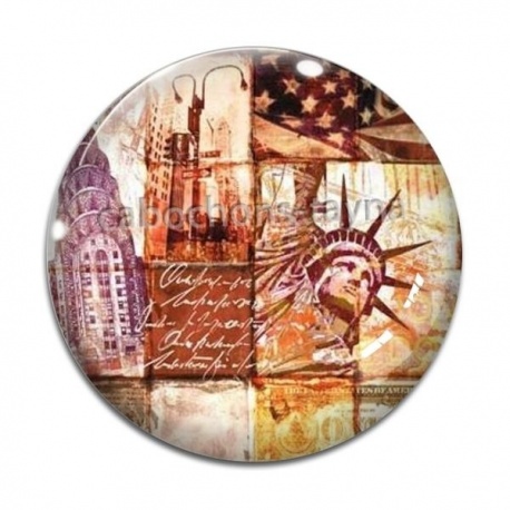 Cabochon Verre - USA