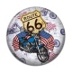 Cabochon Résine - route 66