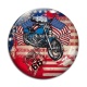 Cabochon Verre - moto route 66