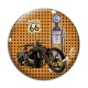 Cabochon Verre - moto route 66
