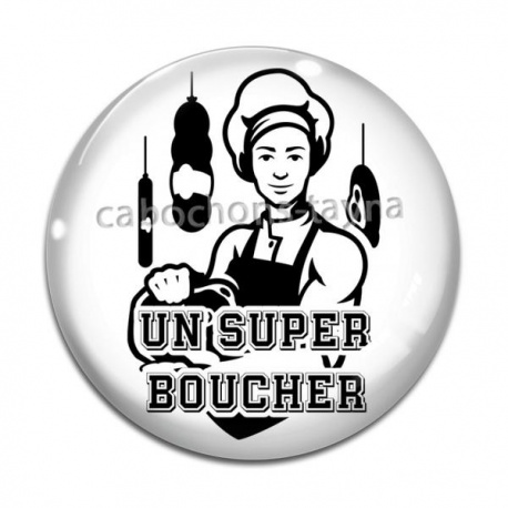 Cabochon Verre - un super boucher
