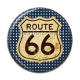 Cabochon Résine - route 66