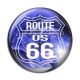 Cabochon Résine - route 66