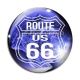 Cabochon Verre - route 66