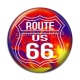 Cabochon Résine - route 66