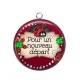 Pendentif Cabochon Argent - pour un nouveau départ
