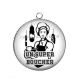 Pendentif Cabochon Argent - un super boucher