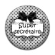 Cabochon Résine - super secrétaire