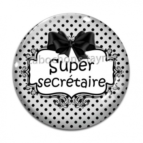 Cabochon Verre - super secrétaire