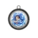 Pendentif Cabochon Argent - bébé