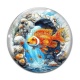 Cabochon Verre - poisson